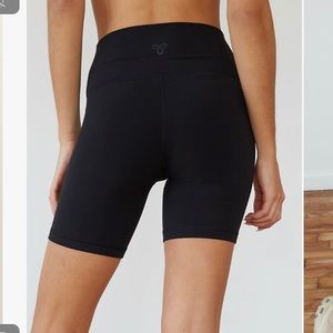 TNA Black Bike butter Shorts